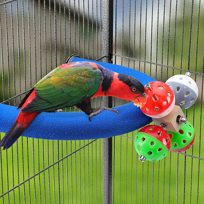 U Shape Parrot Perch Stand Toy Bird Platform Sand Paw Grinding Clean Stick - Image 7