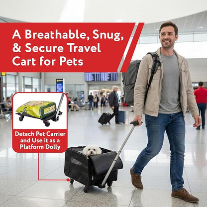 dbest products Rolling Pet Carrier - Image 8