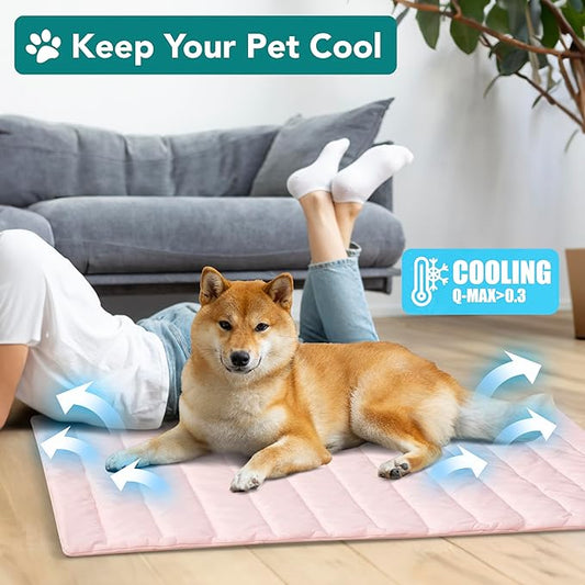 PetAmi Cooling Mat for Dog, Premium Pet Cooling Blanket for Crate Kennel - Image 2
