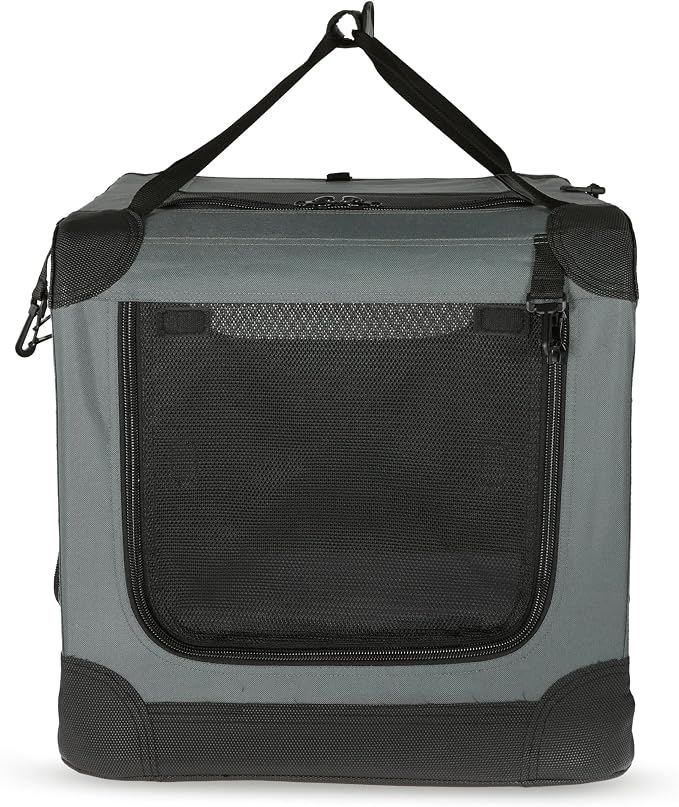 Amazon Basics Portable Folding Soft Dog Crate, Collapsible Travel Kennel - Image 5