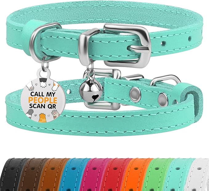 BRONZEDOG Leather Cat Collar by BRONZEDOG