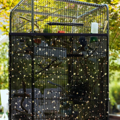 Bird Cage Seed Catcher, 60-118'' Large Bird Cages Cover, 31.5'' H Adjustable - Image 7
