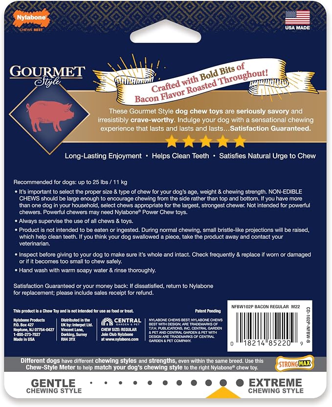 Nylabone Gourmet Style Wishbone Strong Chew Toy - Image 11