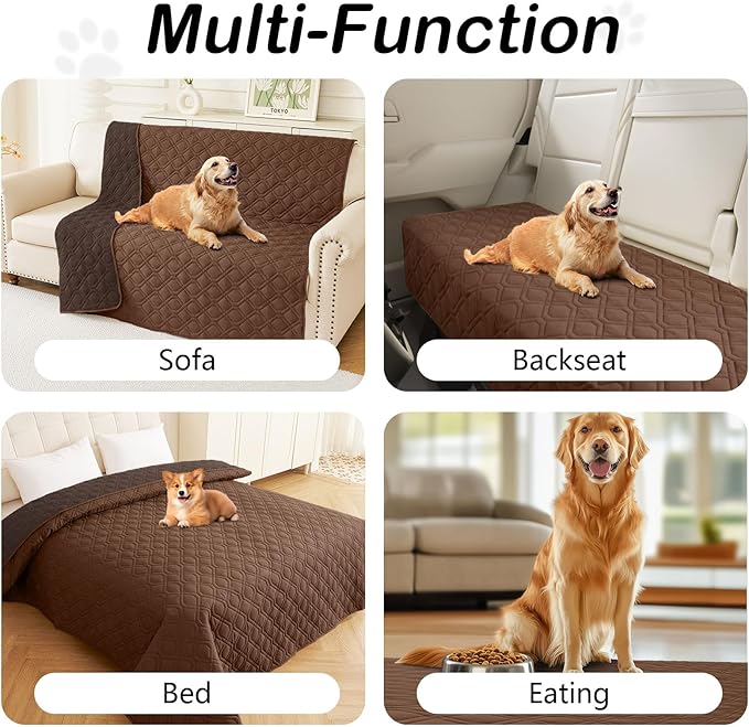 hyha Waterproof Dog Bed Blanket, Soft Pet Blankets, Waterproof Couch Cover - Image 4