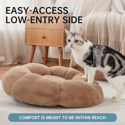 OhGeni 20 inches Calming Donut Dog & Cat Bed - Image 9