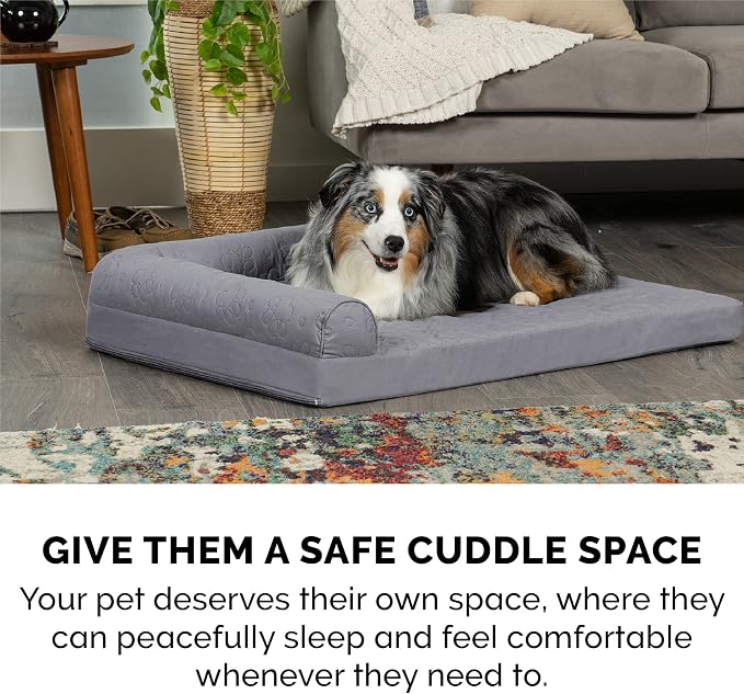 Furhaven Orthopedic Dog Bed for Large Dogs w/ Removable Bolsters & Washable - Image 10