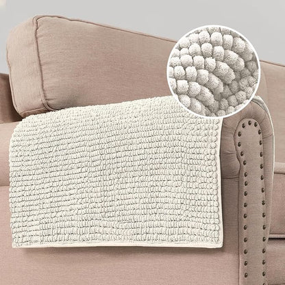 H.VERSAILTEX Plush Chenille Couch Armrest Cover 2 Packs Thick and Soft Sofa - Image 8