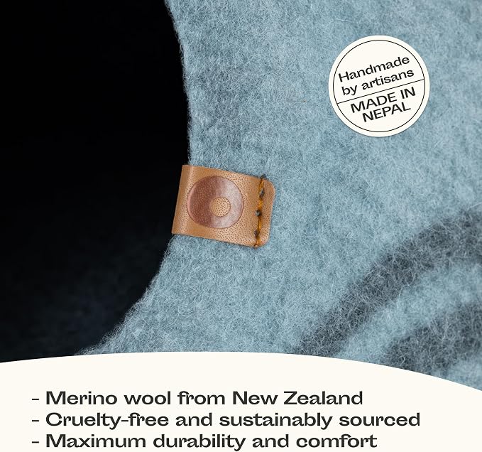MEOWFIA Cat Cave – Premium Felt Cat Bed - Image 3