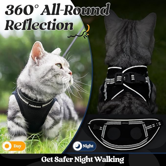 rabbitgoo Cat Harness and Leash Set - Image 8