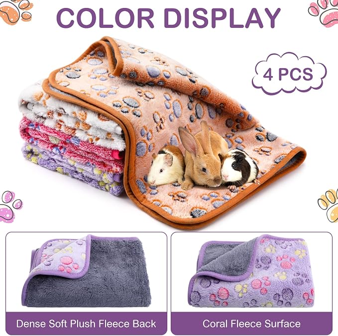 Hestya 4pcs Waterproof Dog Puppy Pads Soft Cat Blanket Dog Sleeping Mat - Image 7