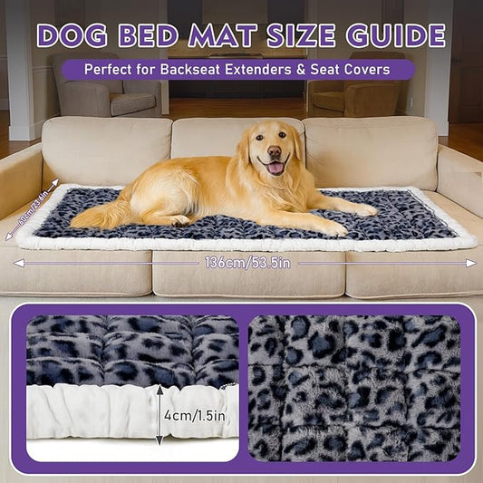 Car Back Seat Mat for Dog 53"x24" Dog Bed for Car Scratch Proof Non Slip Thick - Image 2