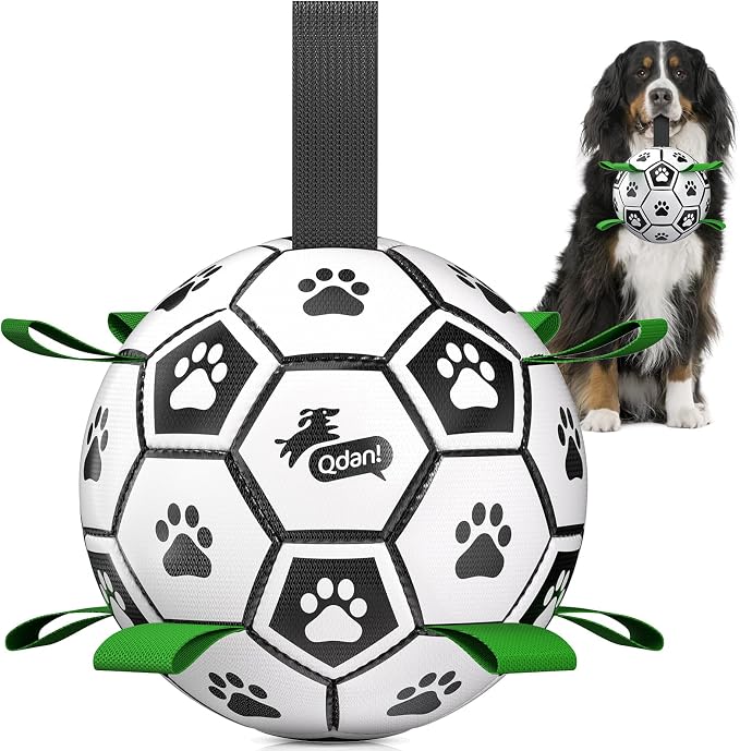 QDAN Dog Toys Extra Large Soccer Ball by QDAN