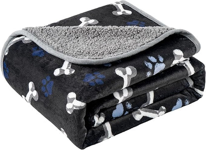 Waterproof Dog Blankets Pet Blanket 50"x60", Soft Fluffy Sofa Car Bed Protector by CAPTSNOOZE