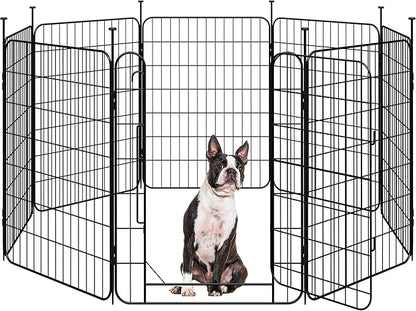 Yaheetech Expandable Dog Playpen, 8 Panel 32 inch Puppy Playpen by Yaheetech