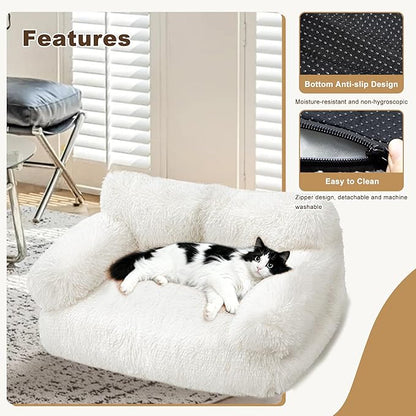 Large Cat Beds for Indoor Cats, Dog Couch Bed, Cute Cat Couch Sofas for Less - Image 5