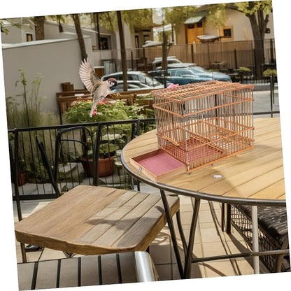 Lightweight Bird Cage Portable Woven Bird Carrier - Image 6