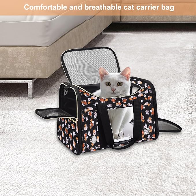Petmolico Cat Carrier Dog Carrier, Airline Approved Soft Pet Travel Carrier - Image 6