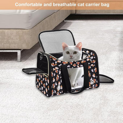 Petmolico Cat Carrier Dog Carrier, Airline Approved Soft Pet Travel Carrier - Image 6