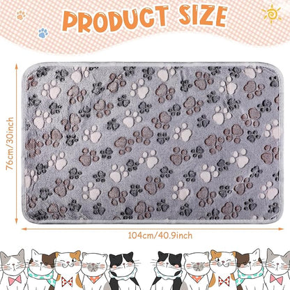 Tatuo 4 Pcs Dog Blanket for Pet Cat Blankets Indoor Puppy Teething Stuff Toys - Image 2