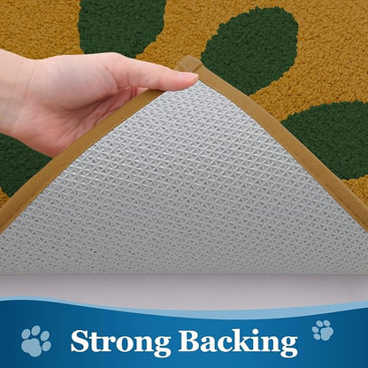 Buganda Dog Door Mat for Muddy Paws, Absorbent Dirt Trapper Washable Indoor - Image 5