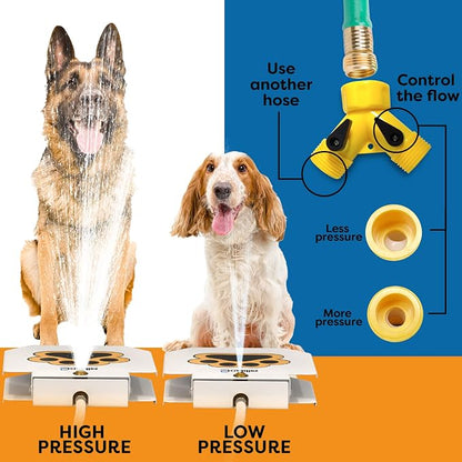 Scuddles Outdoor Dog Water Fountain – Step-On Dog Sprinkler Toy - Image 6
