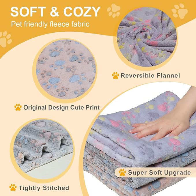 1 Pack 3 Blankets for Dogs, Dog Blanket for Large & Medium Pet Cat, Premium - Image 5