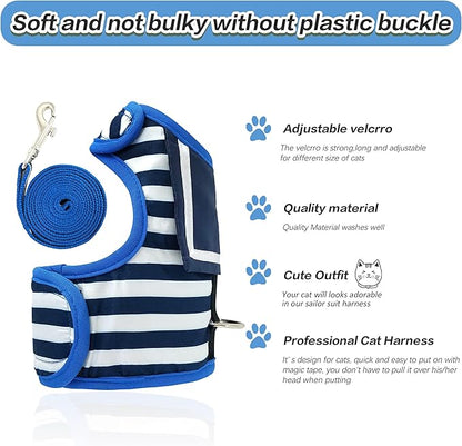 Cat Harness and Leash for Walking Escape Proof, Adjustable Cat Vest Harness - Image 4