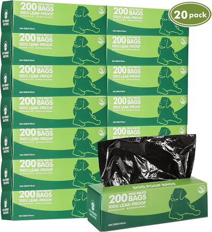Sherr 20 Boxed Rolls 4000 Counts Dog Poop Bags Bulk Leak Proof Dog Waste Bags - Image 8