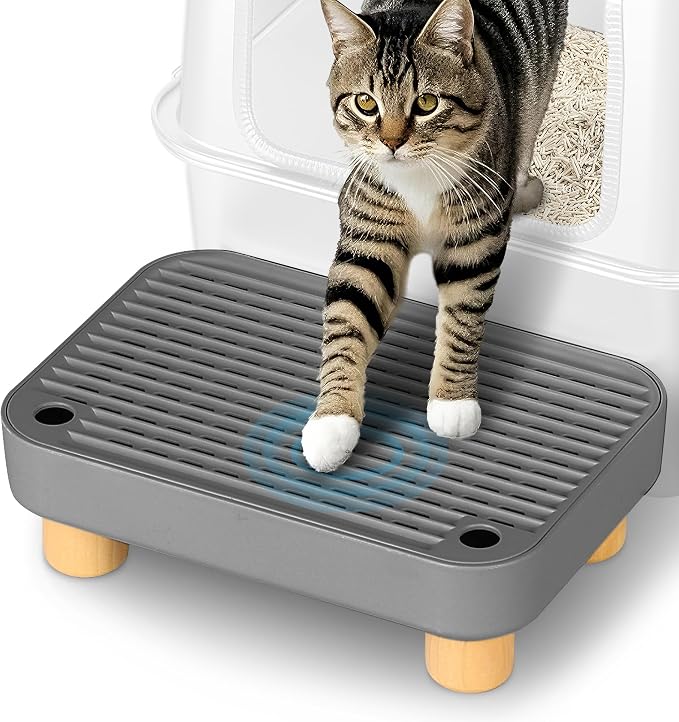Litter Box Step, Litter Box Ramp/Catcher by Aothey