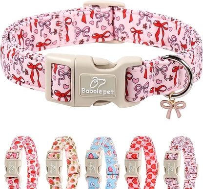 Girl Dog Collar for Medium Dogs by Babolepet