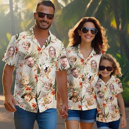 Custom Hawaiian Shirt with Face Photo Picture - Image 3