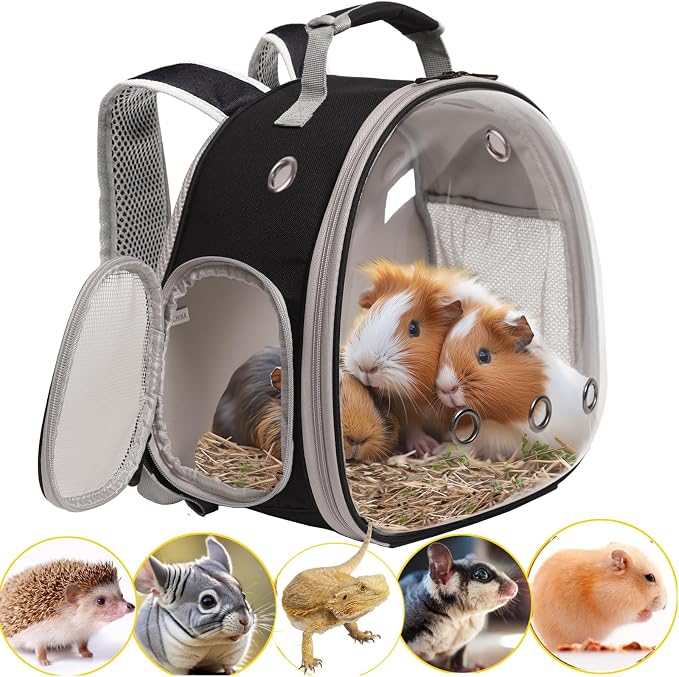 Guinea Pig Backpack Carrier, Bearded Dragon Carrier Backpack - Image 2