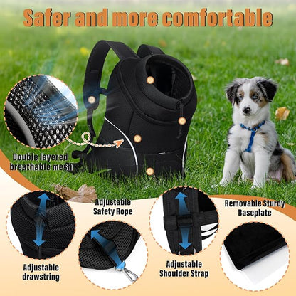 YUDODO Dog Front Carrier Backpack, Adjustable Breathable Pet Carrier - Image 3