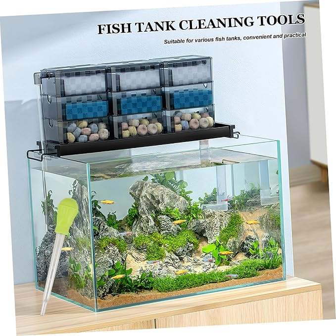 TOYANDONA 2pcs Manual Fish Tank Cleaner Waste Gravel Adsorber - Image 3