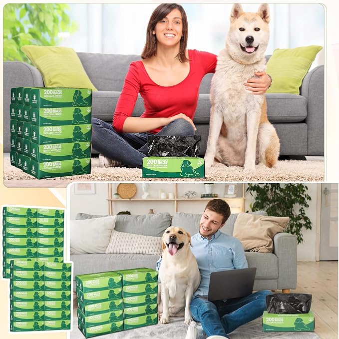 Sherr 20 Boxed Rolls 4000 Counts Dog Poop Bags Bulk Leak Proof Dog Waste Bags - Image 7