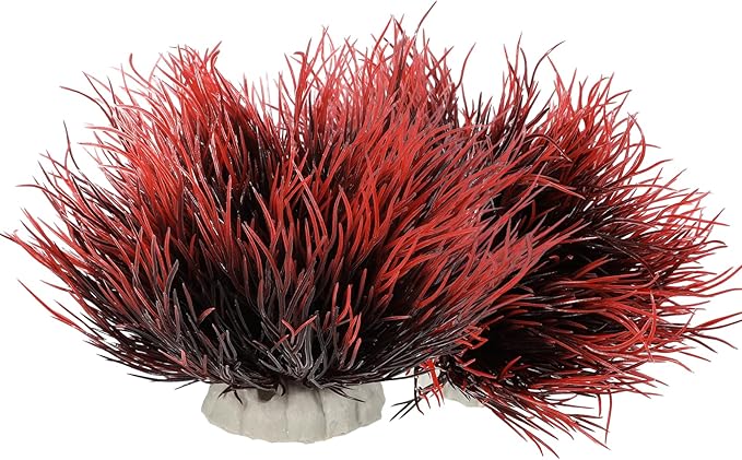 2 Pcs Aquarium Plants Fish Tank Decorations Artificial Fish Tank Plants Plastic by Unknown