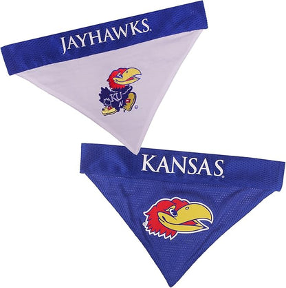Pets First Collegiate Pet Accessories, Reversible Bandana, Kansas Jayhawks - Image 6