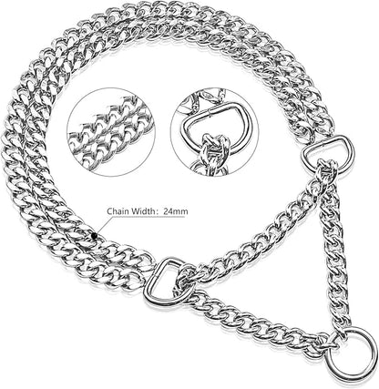 Silver Dog Chain Collar - Image 5