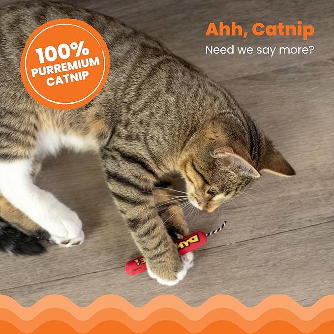 Catstages Green Magic Dynamite Stick Catnip Cat Toy - Image 4