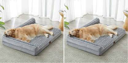 BFPETHOME Orthopedic Dog Bed for Large Dogs-Big Waterproof Sofa Dog Bed by BFPETHOME