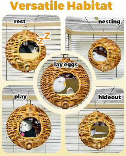 Chewproof Steel Frame Bird Nest - Image 7