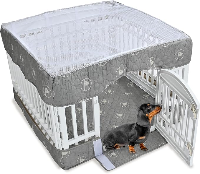 PJYuCien Dog Playpen Bottom Pad and Cover Fits - Image 9