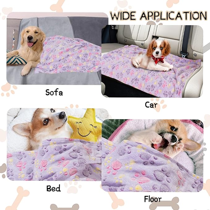Rezutan 1 Pack 3 Blankets for Dogs, Dog Blanket for Large & Medium Pet Cat - Image 5