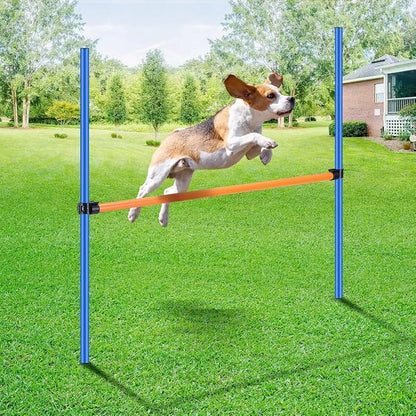 PAWISE Dog Agility Training Equipment, Pet Training Hurdles & Weave Poles Set - Image 13
