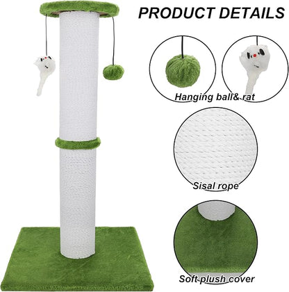 Cat Scratching Post 34 Inches Heavy Duty and Thicker Cat Scratching Post Sisal - Image 6