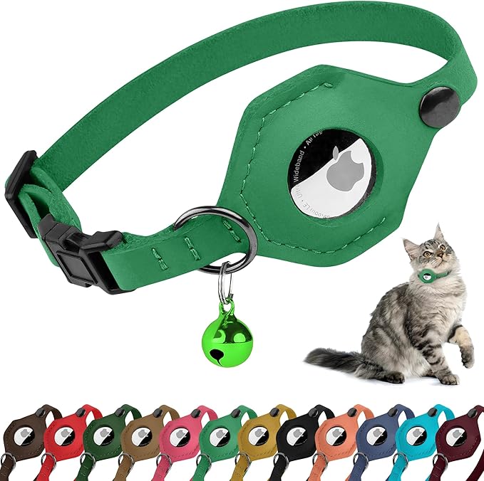 Breakaway Airtag Cat Collar by BUDKAS