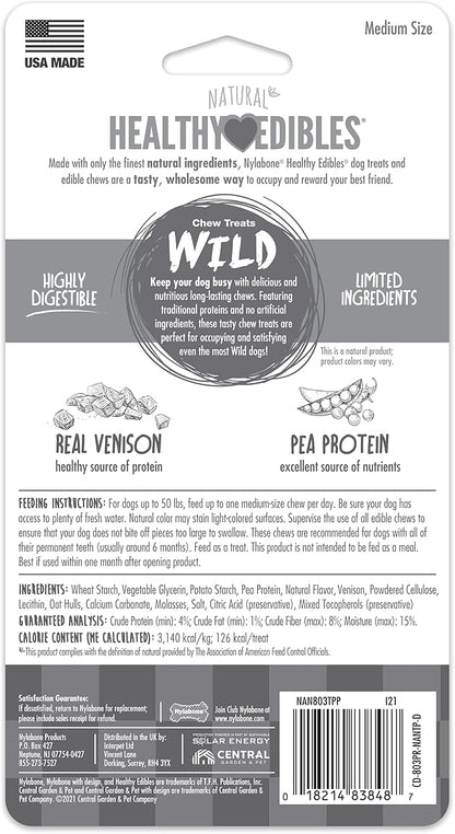 Nylabone Healthy Edibles WILD Natural Dog Chew Treats - Image 9