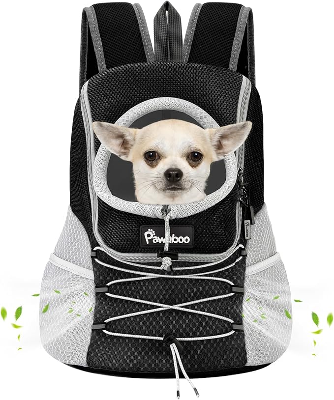 Pawaboo Pet Dog Carrier Backpack, Puppy Dog Travel Front Carrier by Pawaboo