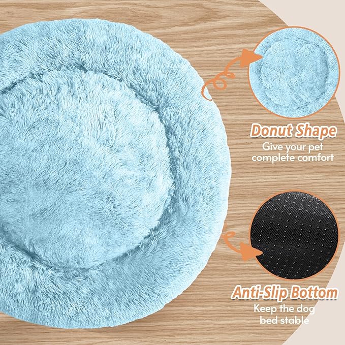 JOLLYVOGUE Calming Dog Bed for Small Dogs - Image 3