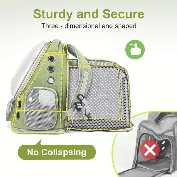 Expandable Cat Backpack, Cat Bubble Backpack Carrier - Image 7